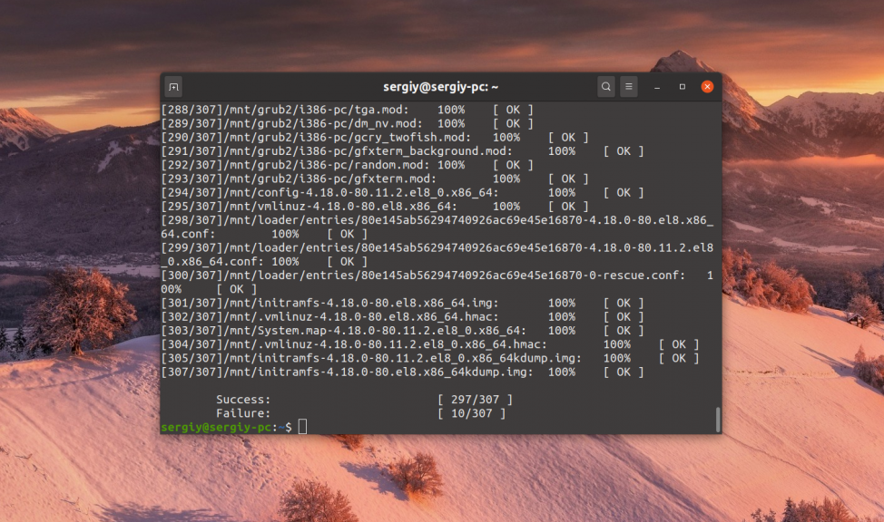 Disk defragmentation in Linux