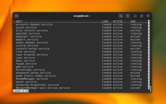 Для чего нужны службы в Linux