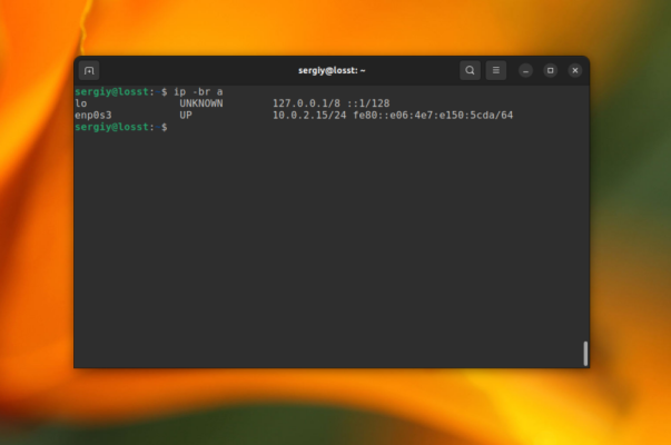 IP-адрес в Linux