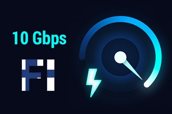 Hot Finnish overclocking to 10 Gbps with THE.Hosting!