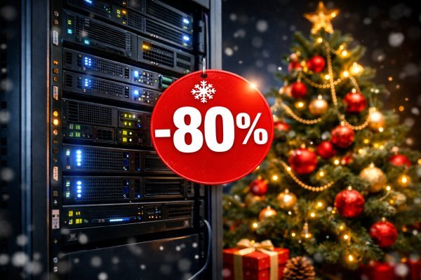 Новогодняя акция THE.Hosting — скидки до 80% на серверы
