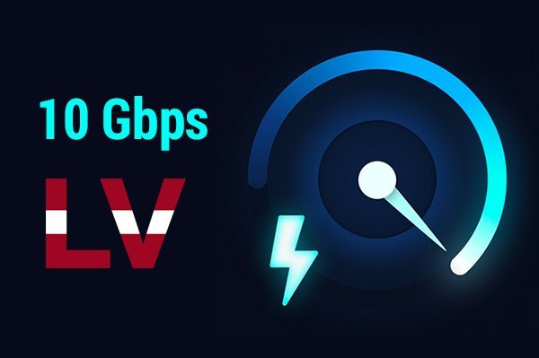 Unlock your potential with 10 Gbps speeds in Latvia!