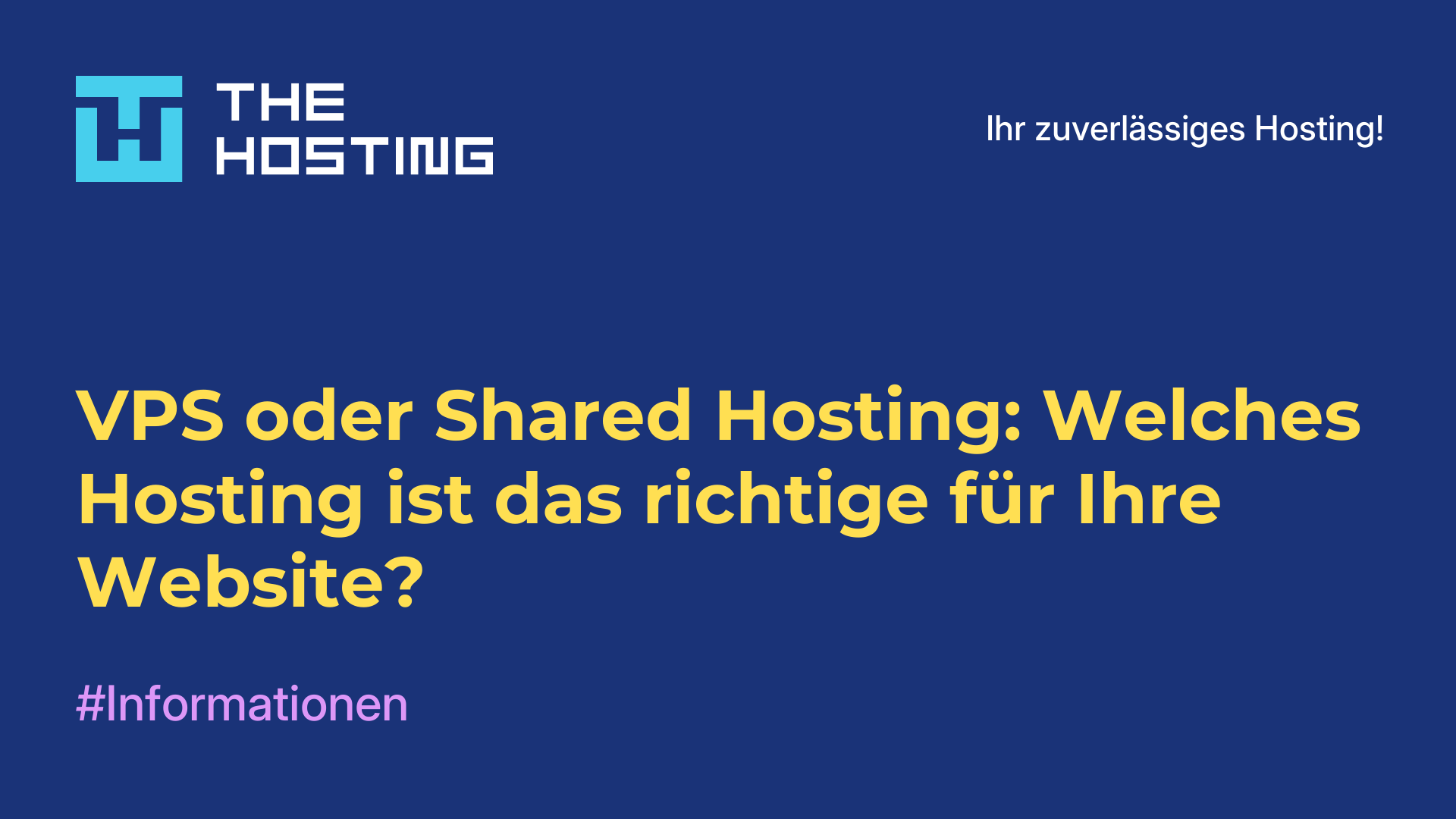 VPS oder Shared Hosting: Welches Hosting ist das richtige für Ihre Website?