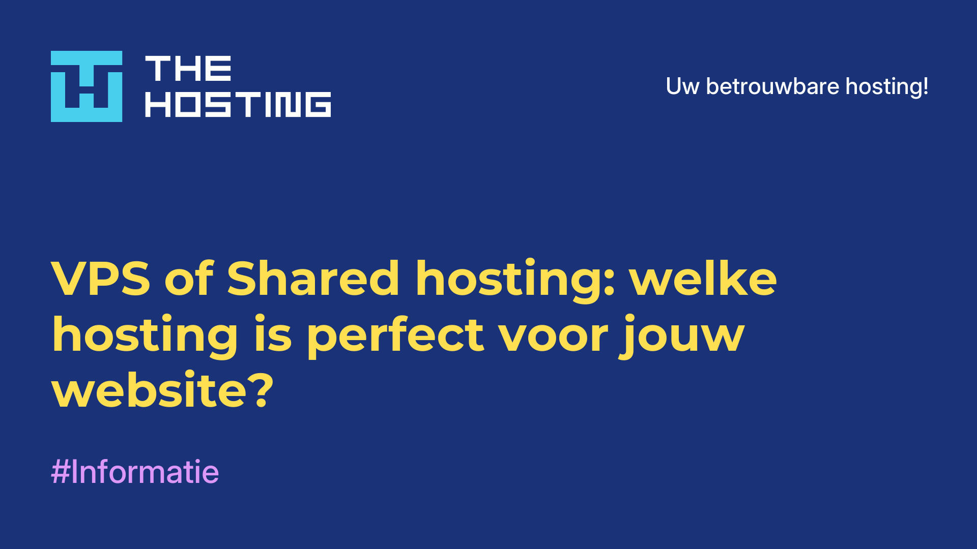 VPS of Shared hosting: welke hosting is perfect voor jouw website?