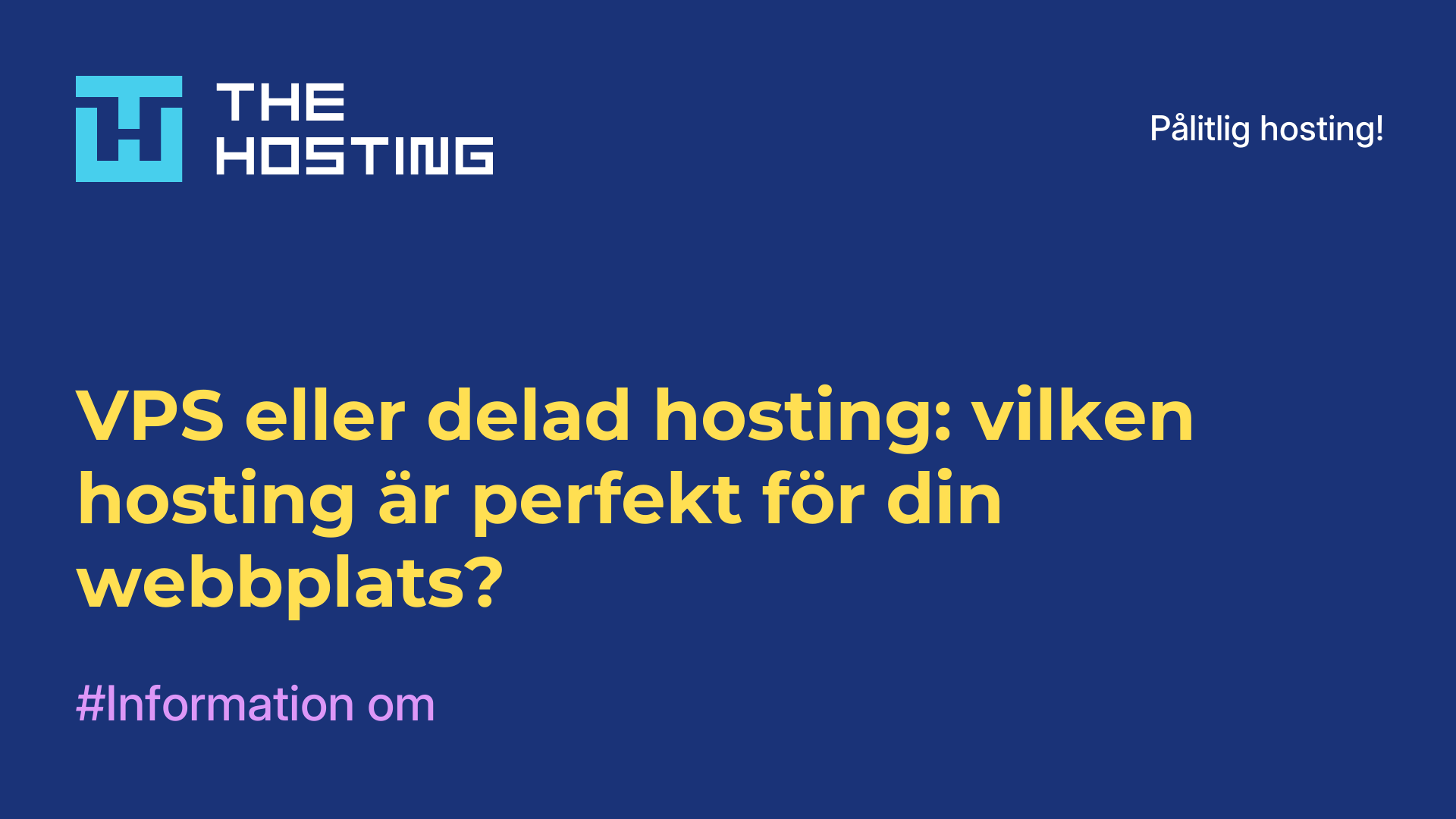 VPS eller delad hosting: vilken hosting är perfekt för din webbplats?