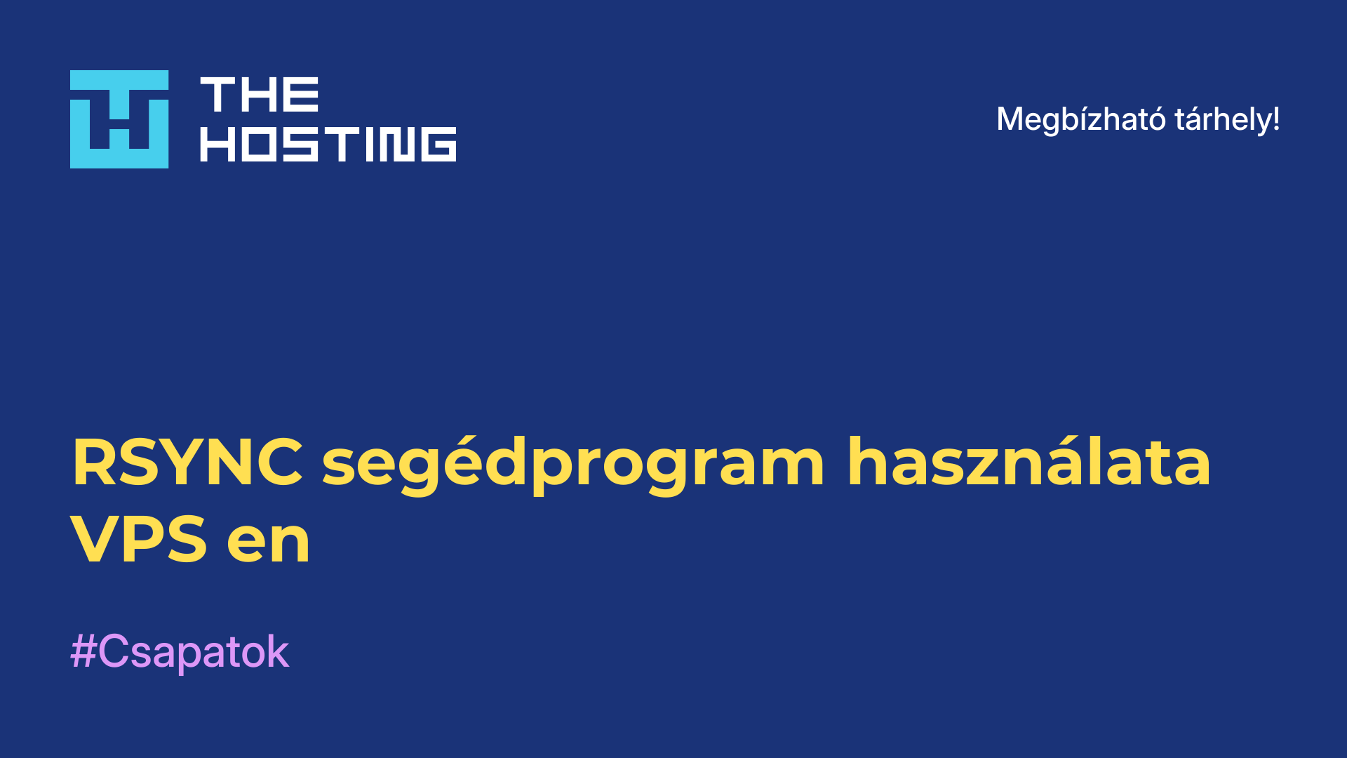 RSYNC segédprogram használata VPS-en