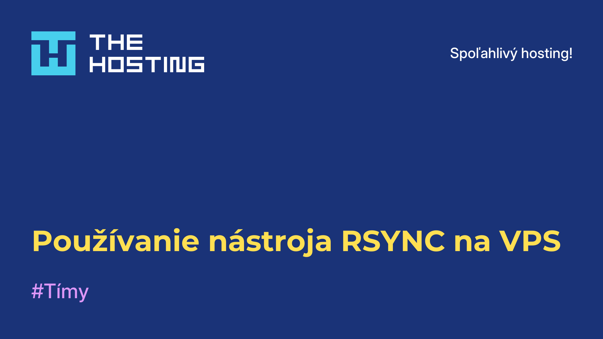 Používanie nástroja RSYNC na VPS
