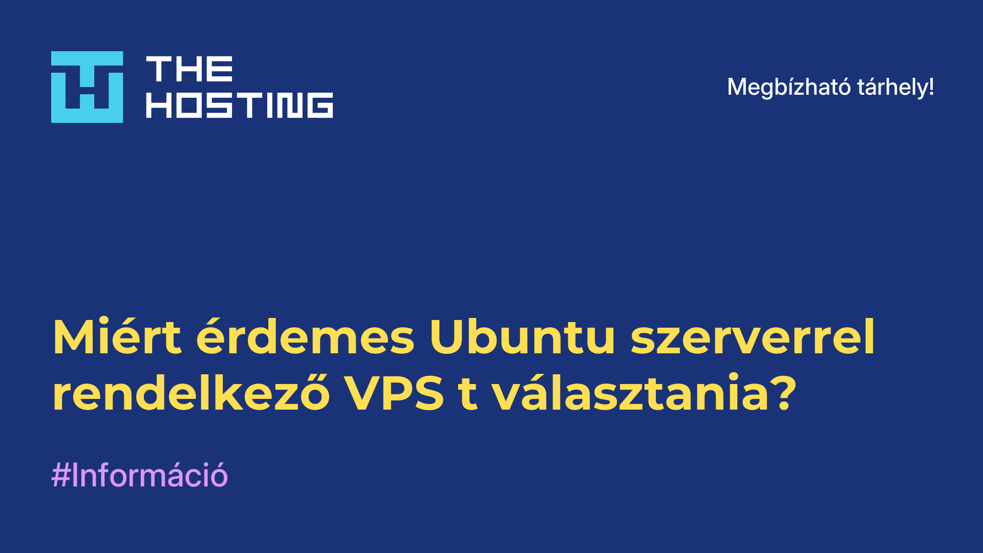 Miért érdemes Ubuntu szerverrel rendelkező VPS-t választania?