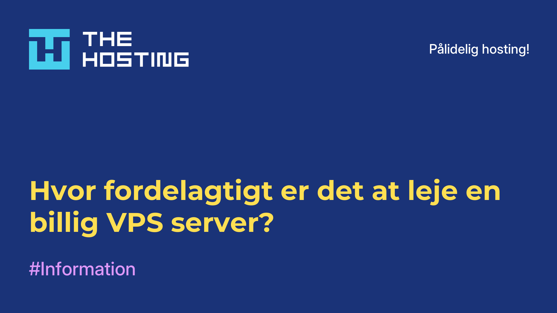 Hvor fordelagtigt er det at leje en billig VPS-server?