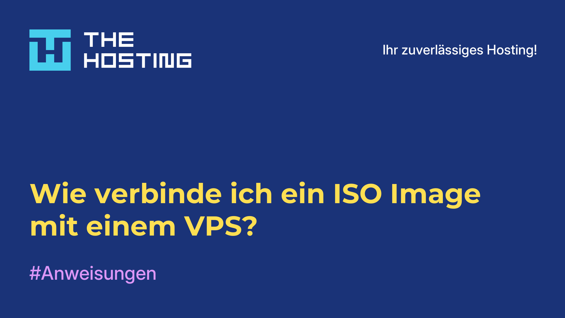 Wie verbinde ich ein ISO-Image mit einem VPS?
