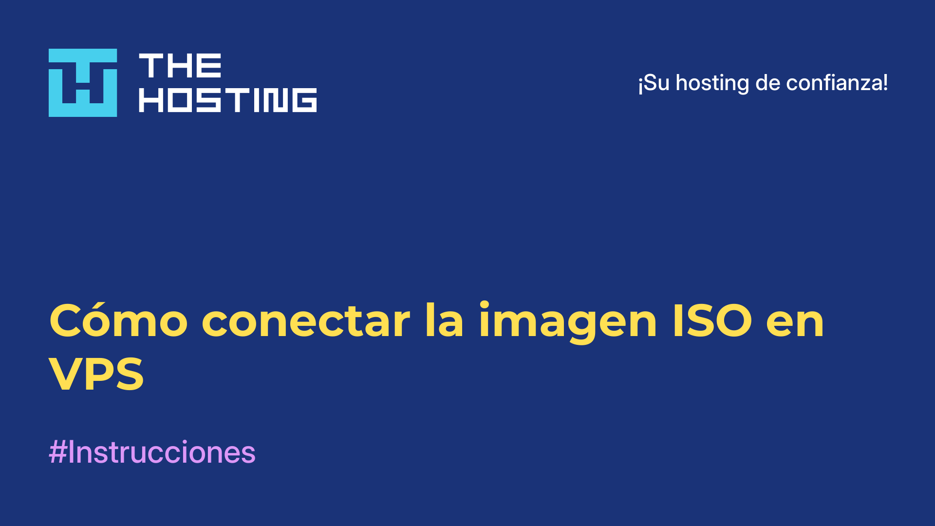 Cómo conectar la imagen ISO en VPS