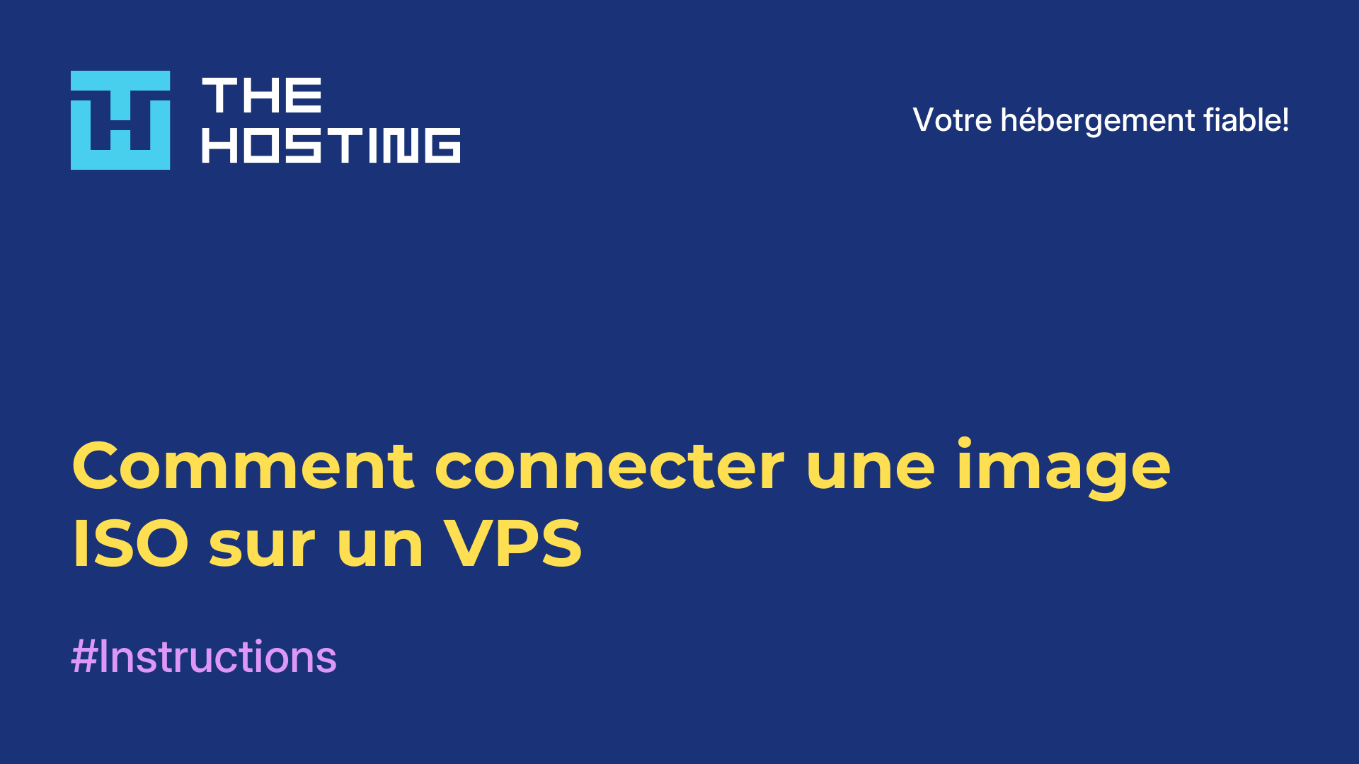 Comment connecter une image ISO sur un VPS
