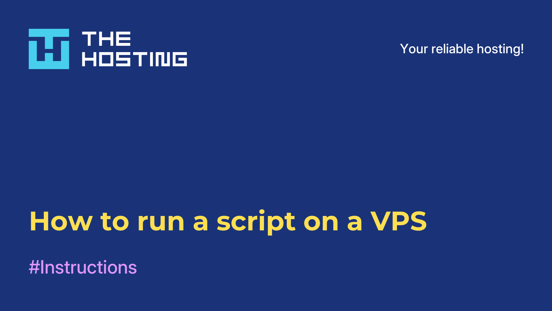 How to run a script on a VPS