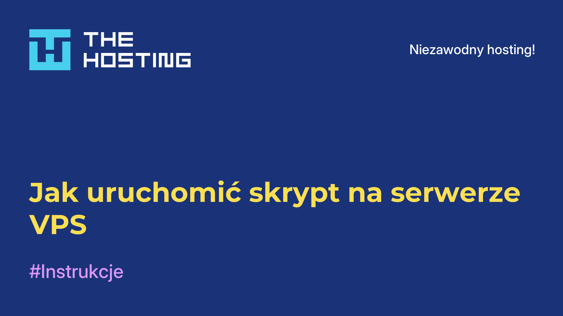 Jak uruchomić skrypt na serwerze VPS