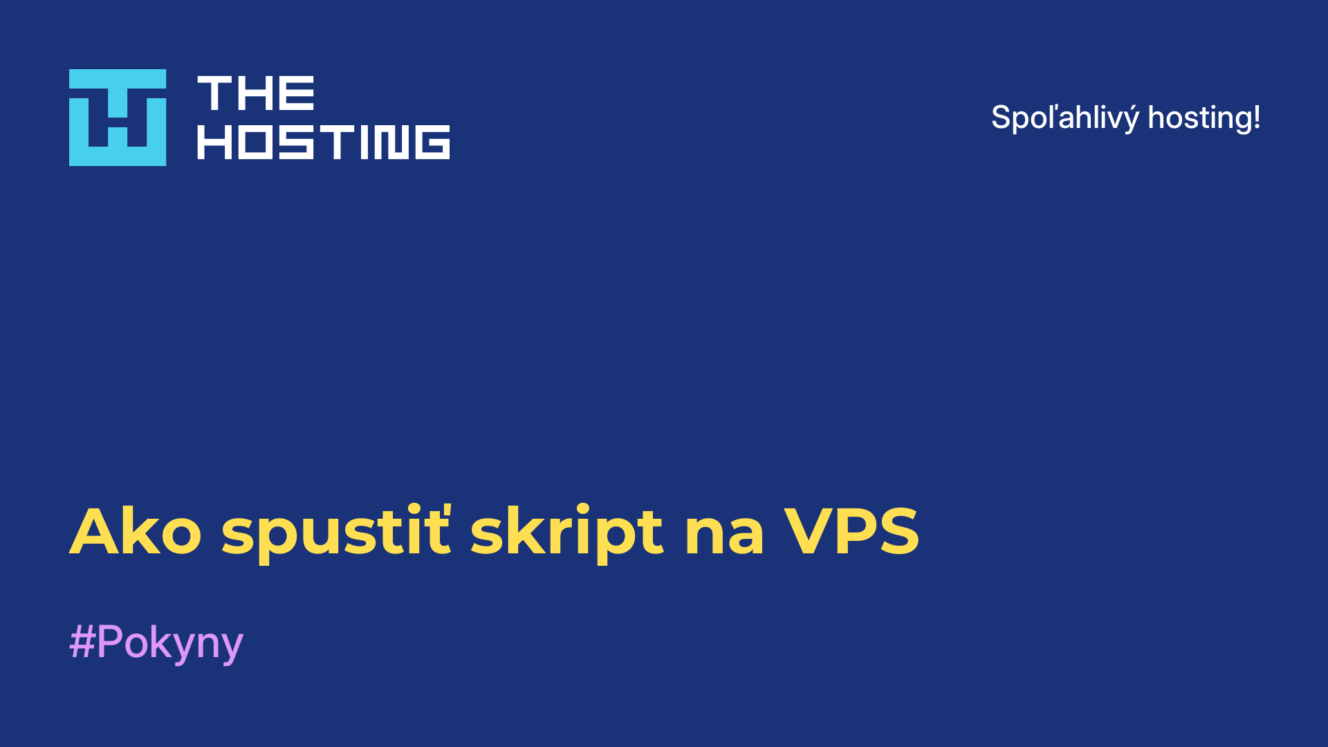 Ako spustiť skript na VPS