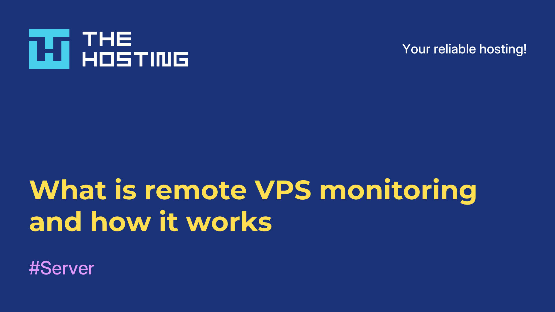 What is remote VPS monitoring and how it works