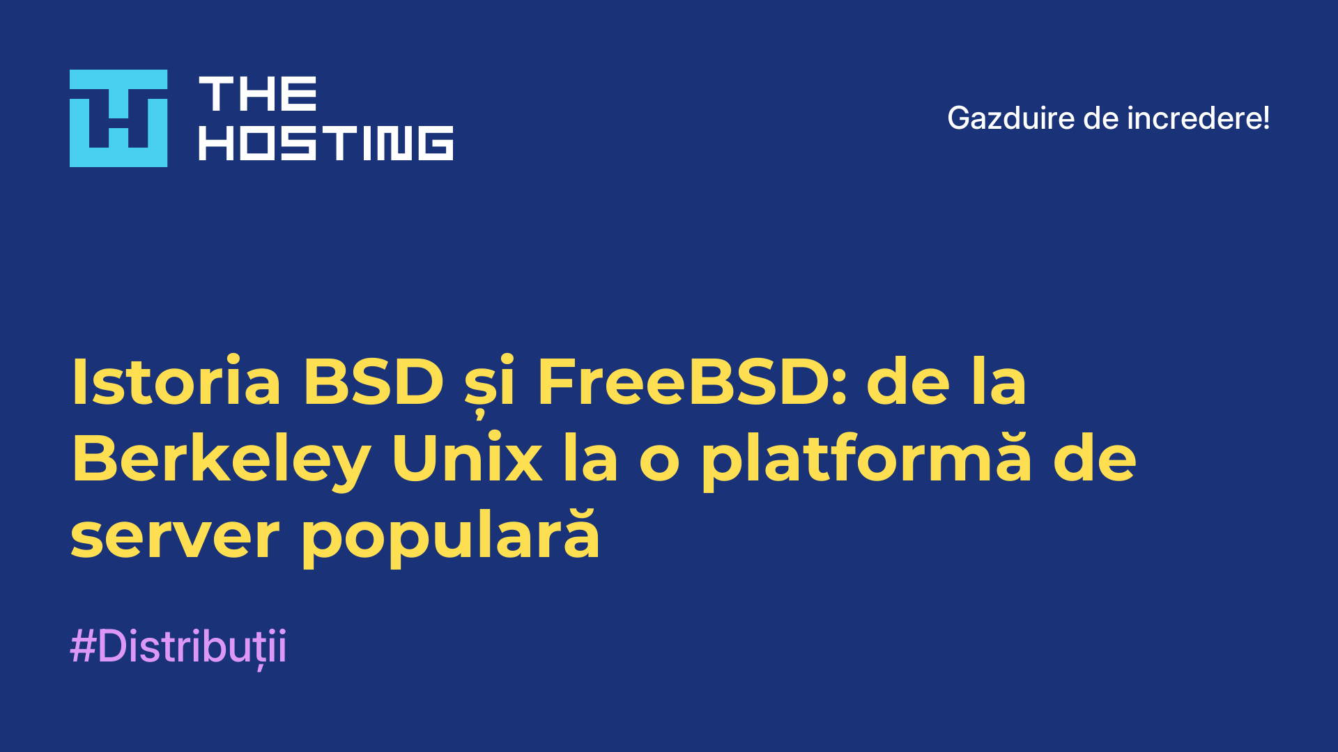 Istoria BSD și FreeBSD: de la Berkeley Unix la o platformă de server populară