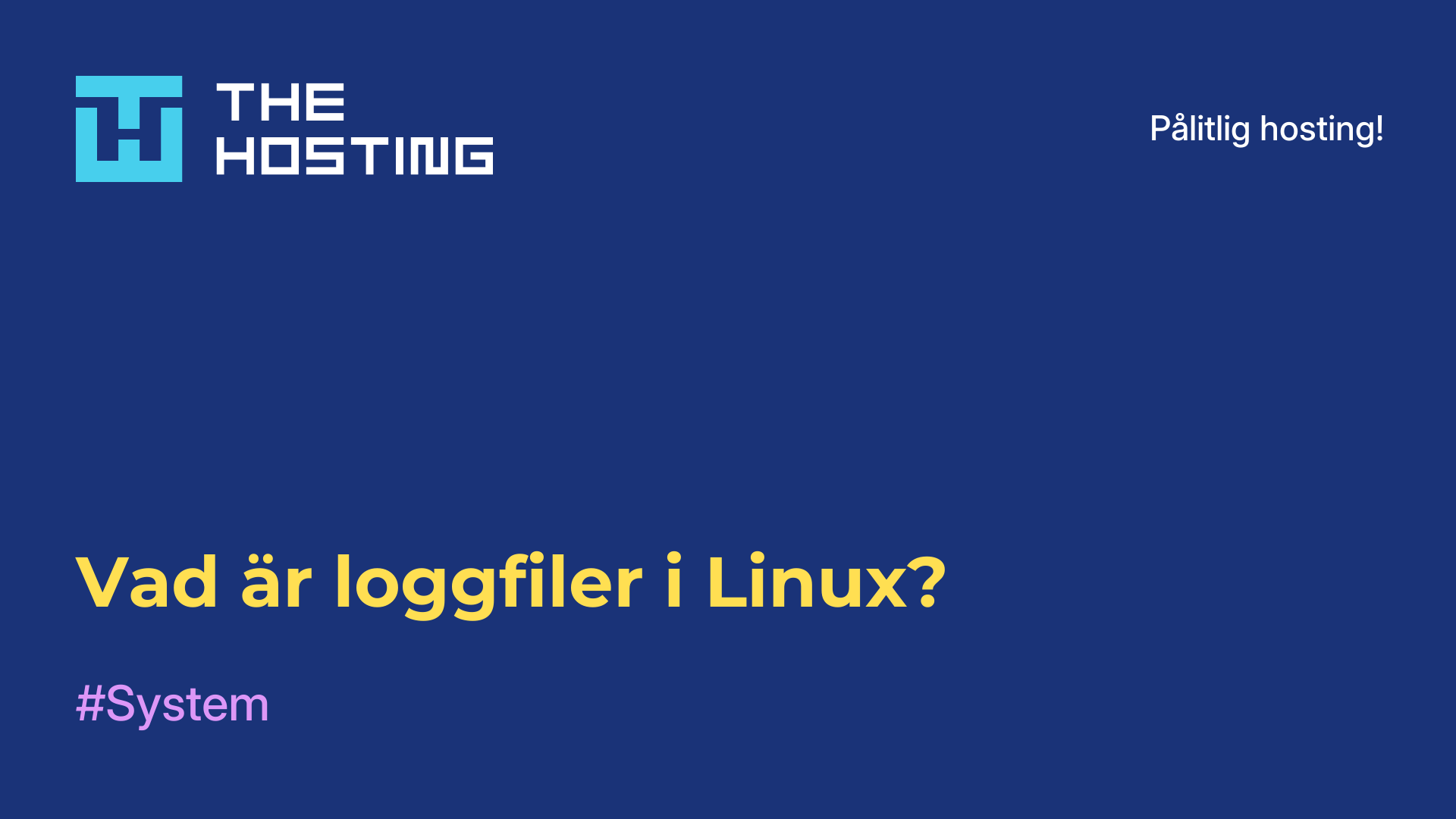Vad är loggfiler i Linux?