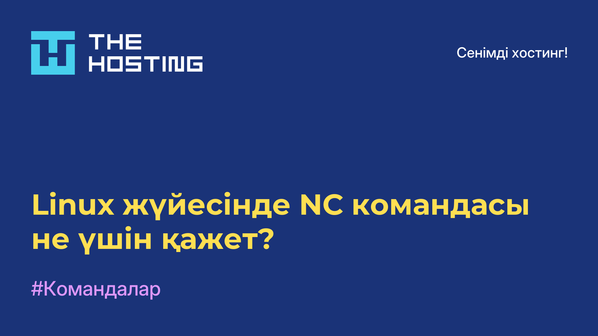 Linux жүйесінде NC командасы не үшін қажет?