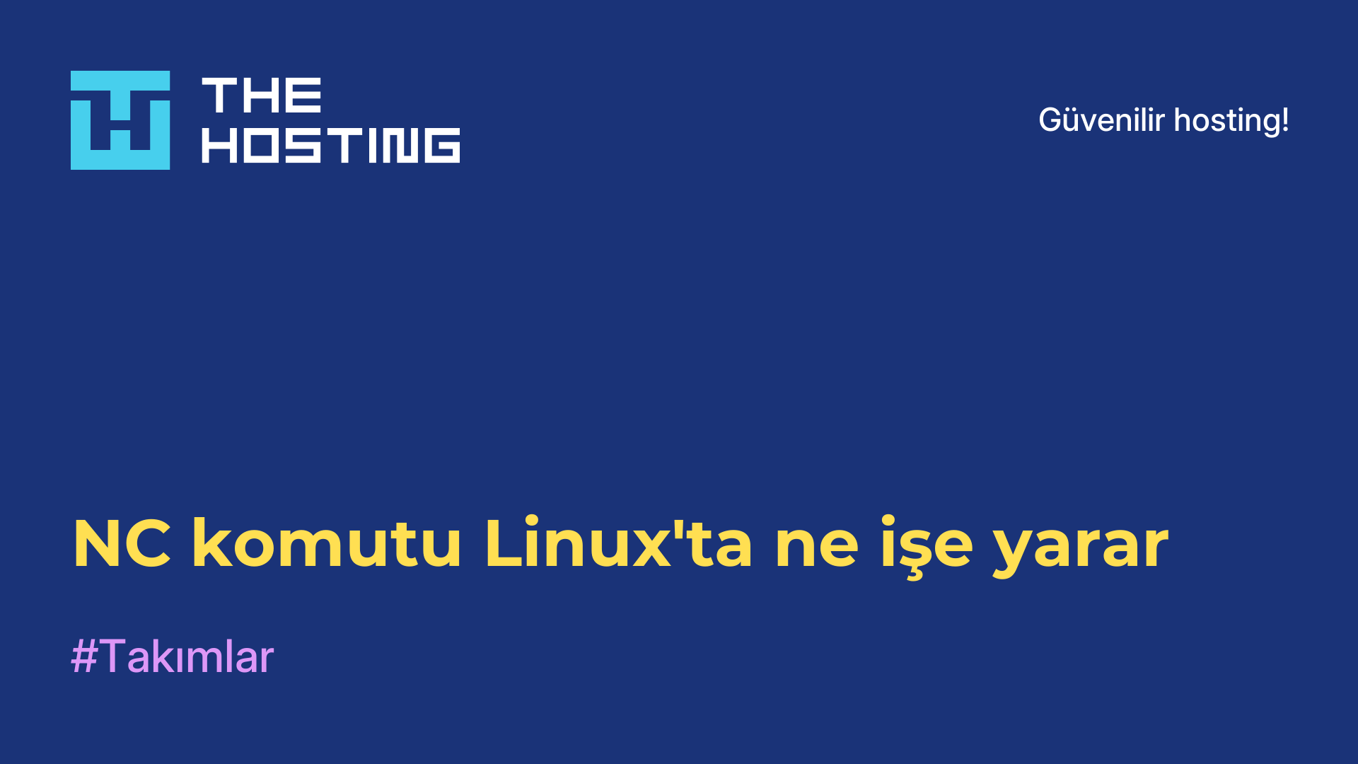 NC komutu Linux'ta ne işe yarar