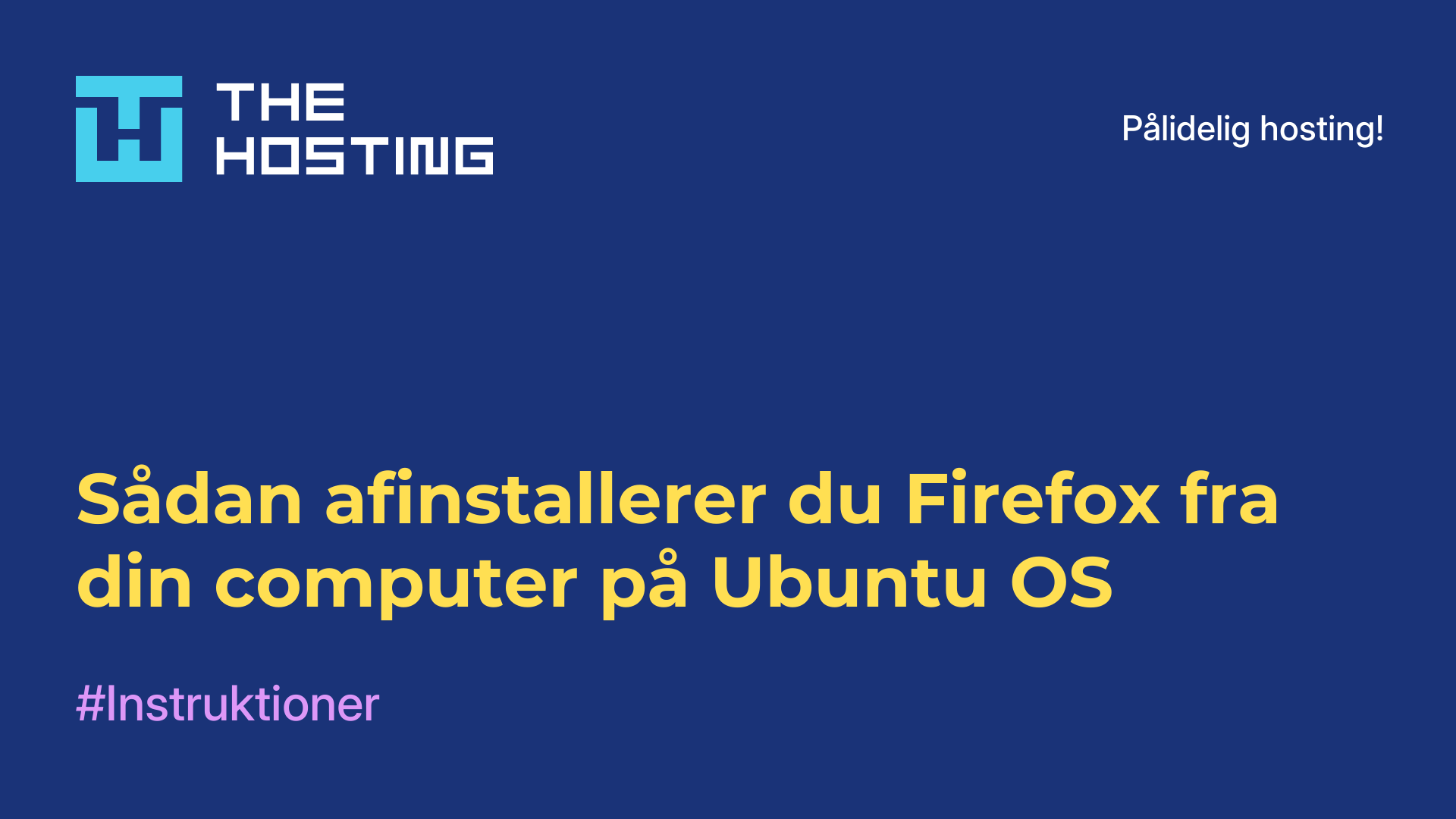Sådan afinstallerer du Firefox fra din computer på Ubuntu OS