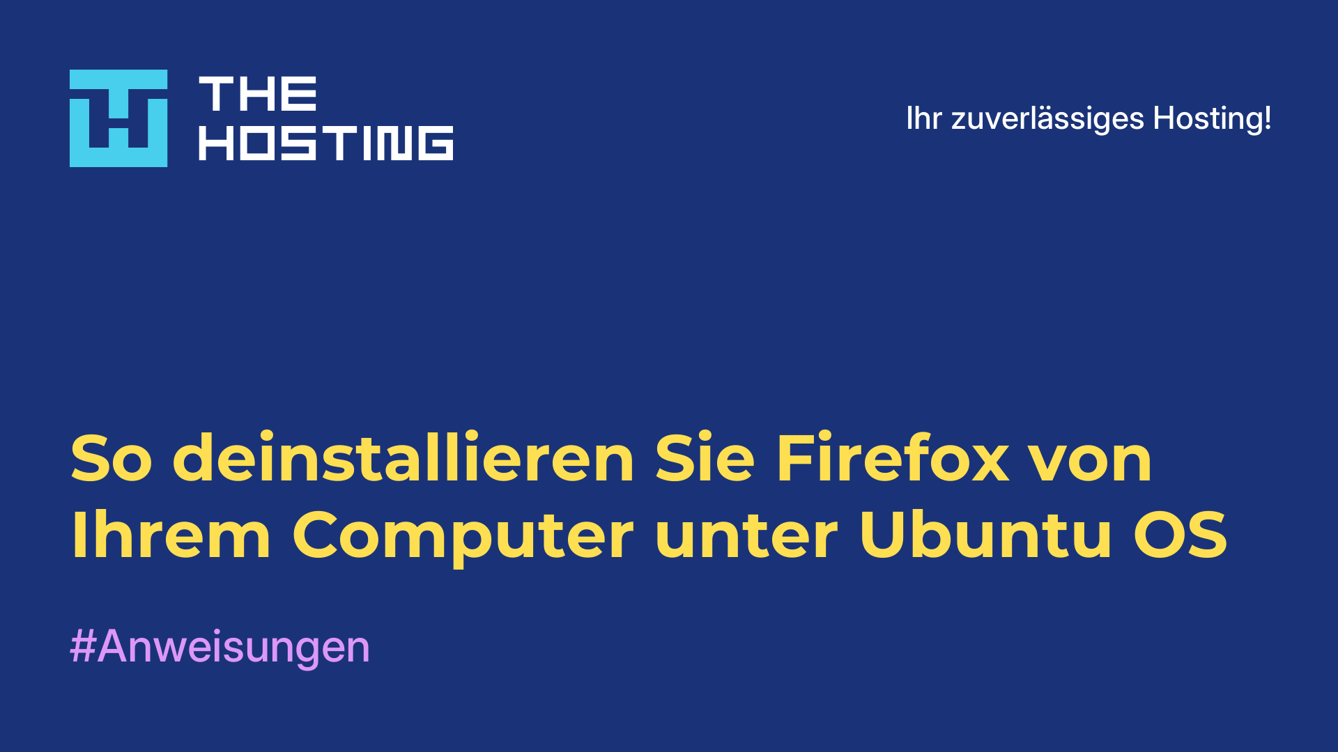 So deinstallieren Sie Firefox von Ihrem Computer unter Ubuntu OS