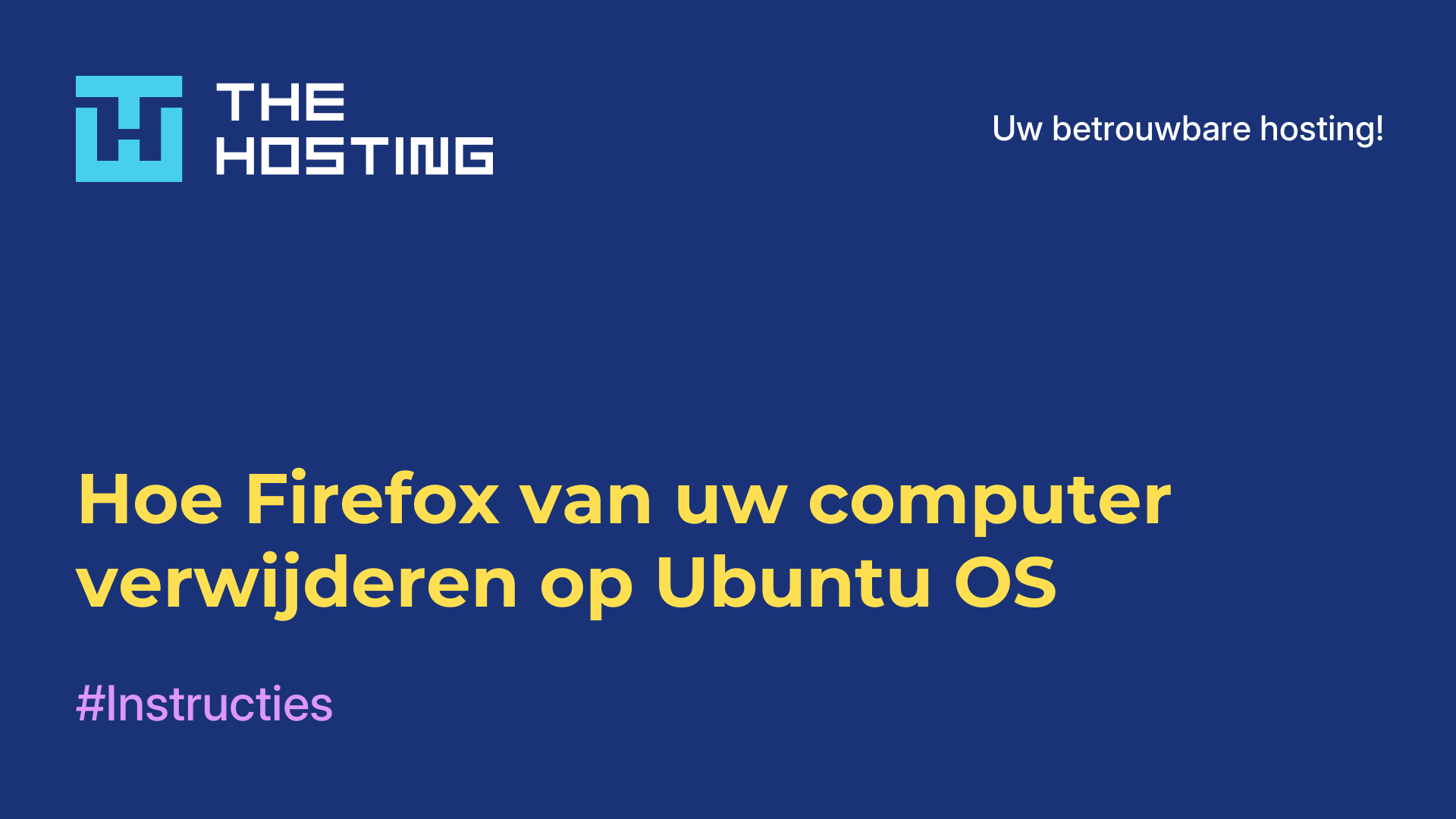 Hoe Firefox van uw computer verwijderen op Ubuntu OS