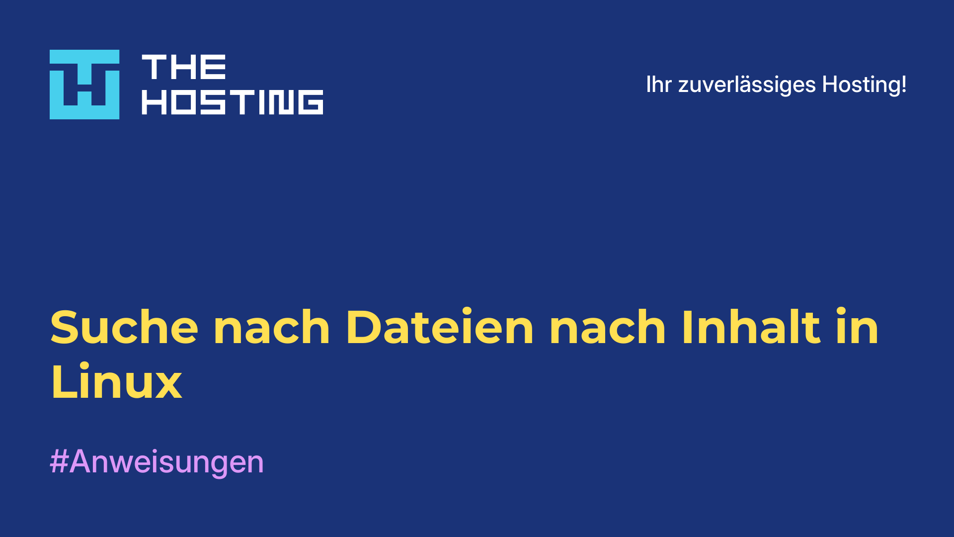 Suche nach Dateien nach Inhalt in Linux
