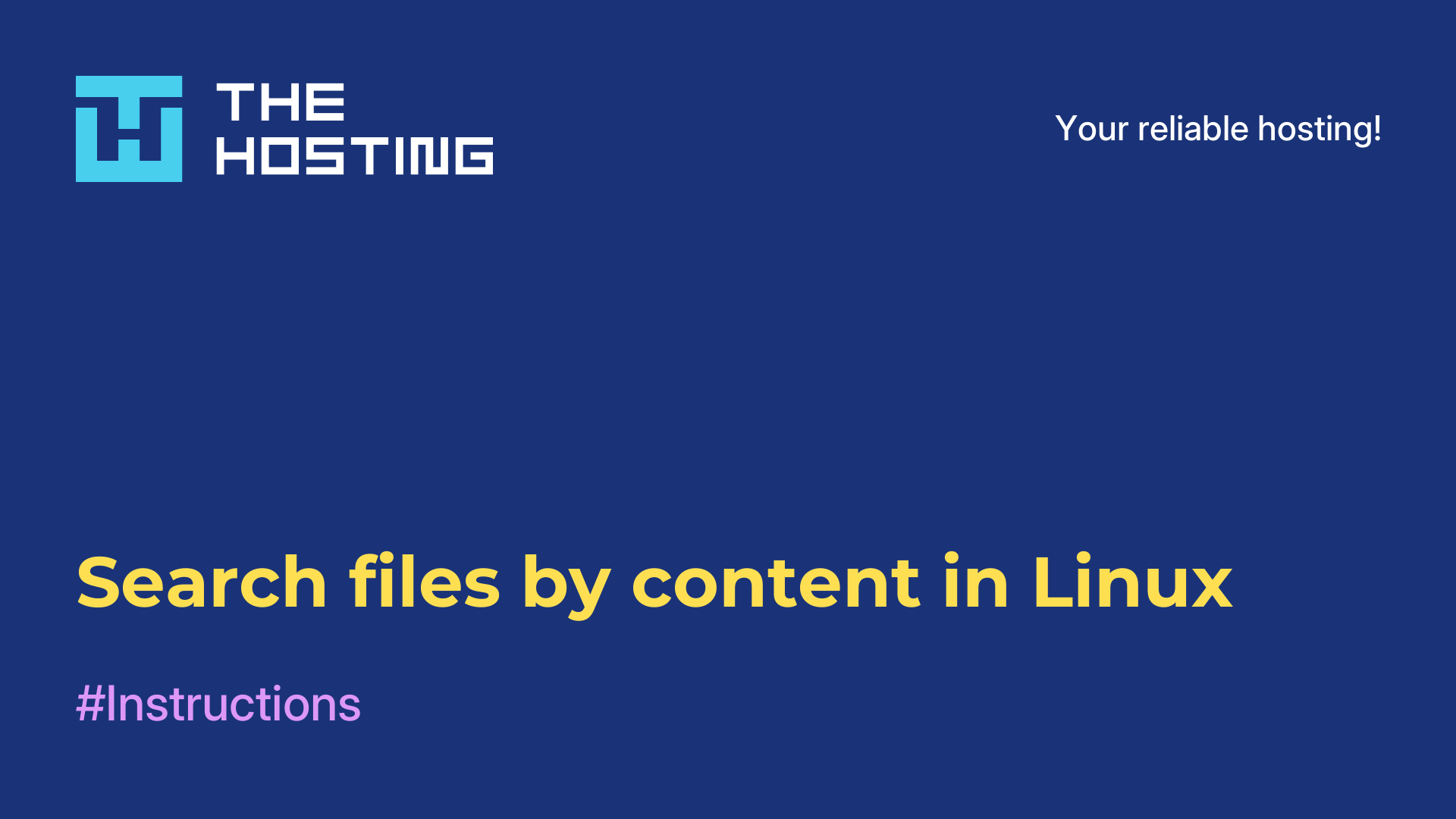 Search files by content in Linux