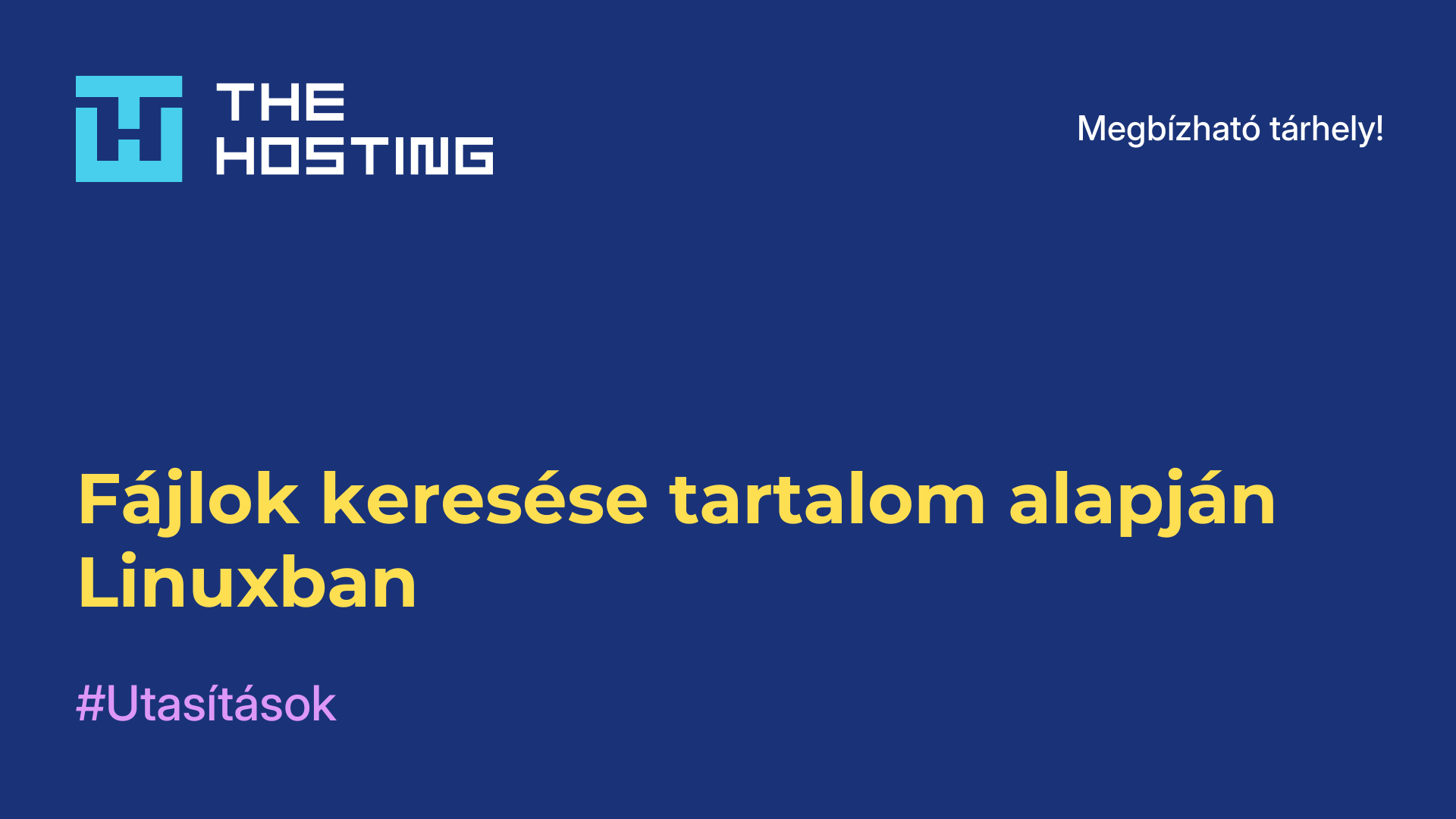 Fájlok keresése tartalom alapján Linuxban