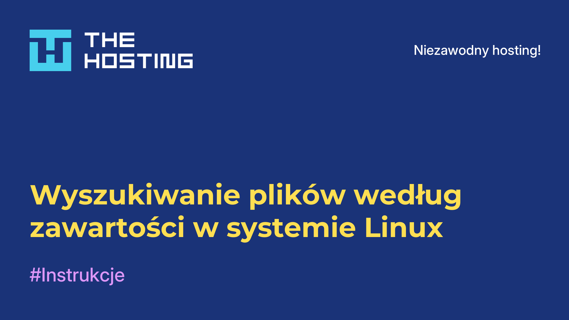 Wyszukiwanie plików według zawartości w systemie Linux