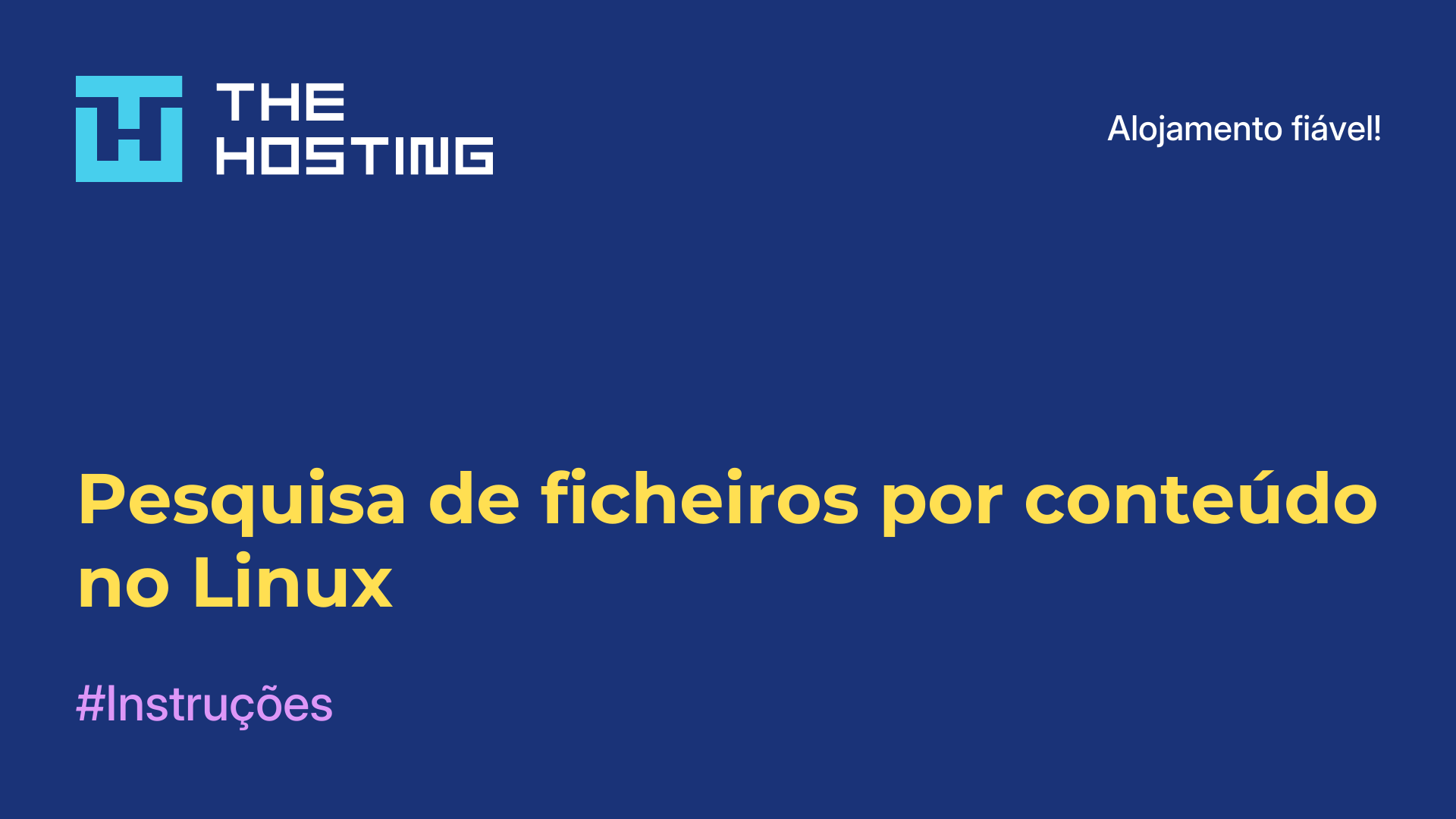 Pesquisa de ficheiros por conteúdo no Linux