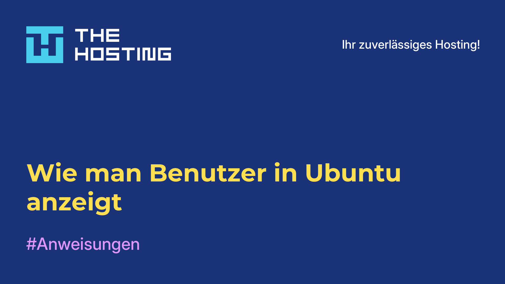 Wie man Benutzer in Ubuntu anzeigt