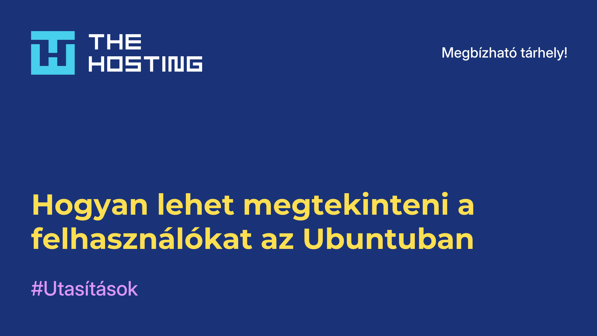 Hogyan lehet megtekinteni a felhasználókat az Ubuntuban