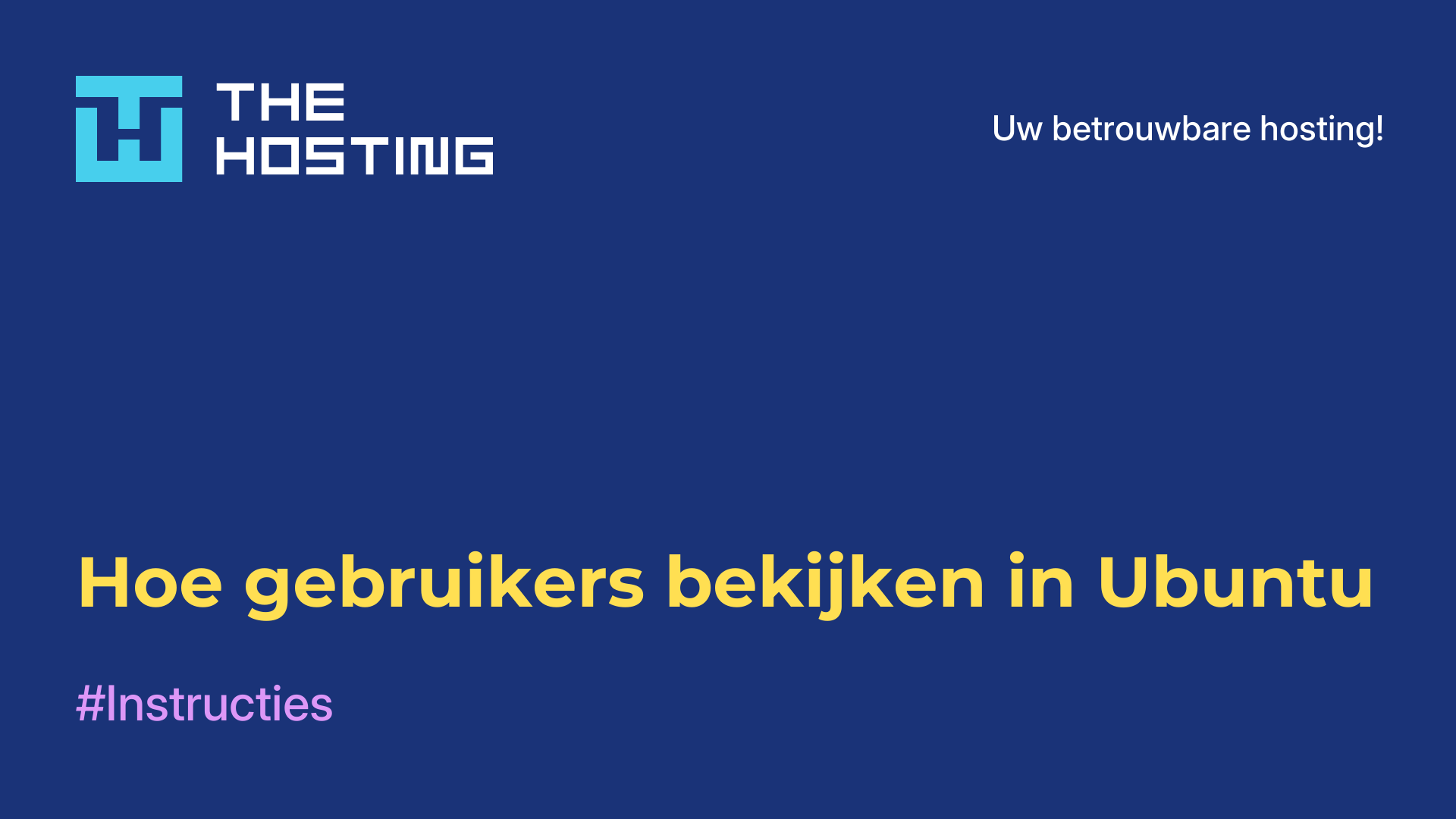 Hoe gebruikers bekijken in Ubuntu