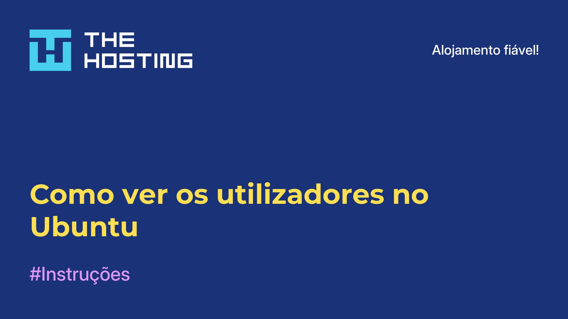 Como ver os utilizadores no Ubuntu
