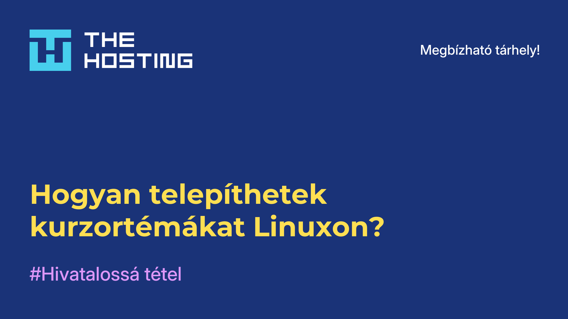 Hogyan telepíthetek kurzortémákat Linuxon?