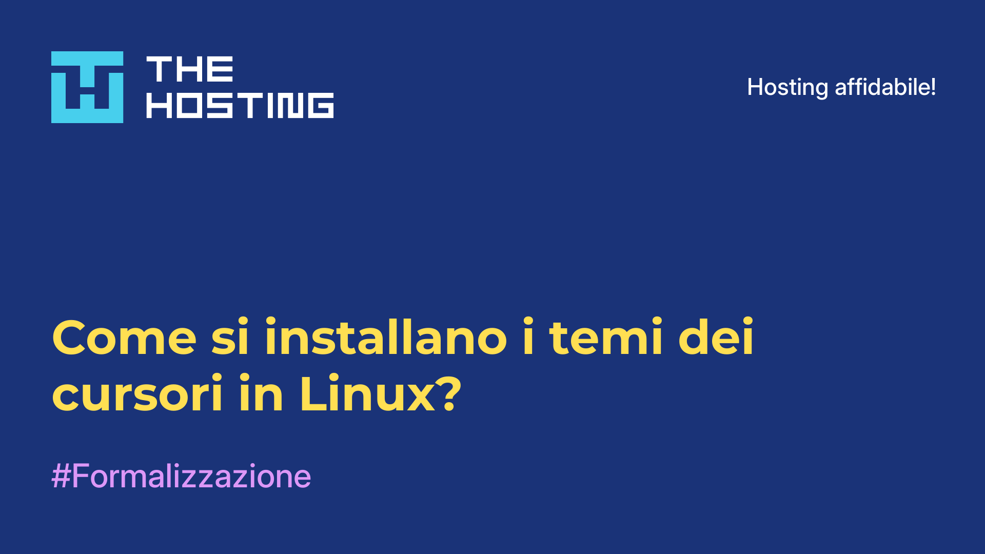 Come si installano i temi dei cursori in Linux?