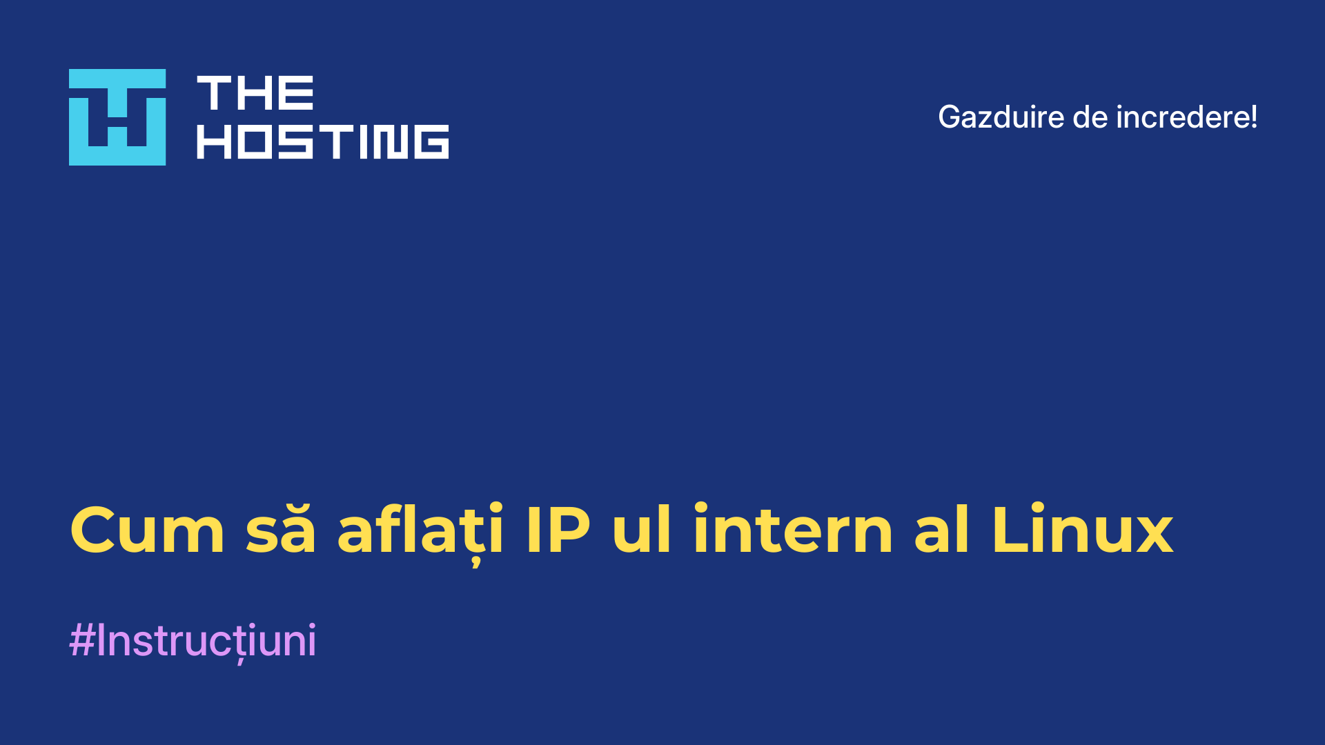 Cum să aflați IP-ul intern al Linux