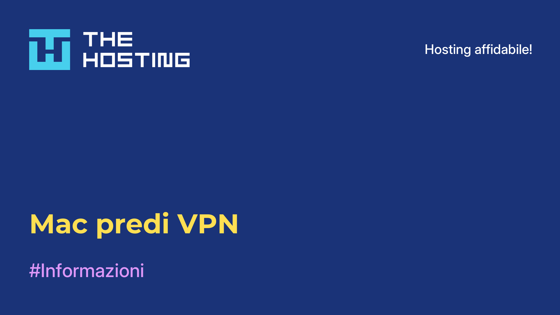 Mac predi VPN
