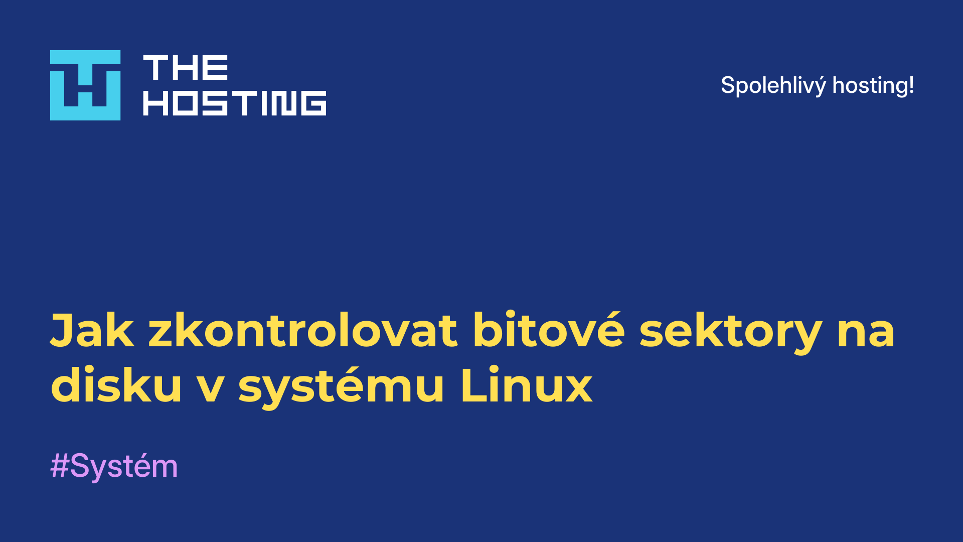 Jak zkontrolovat bitové sektory na disku v systému Linux