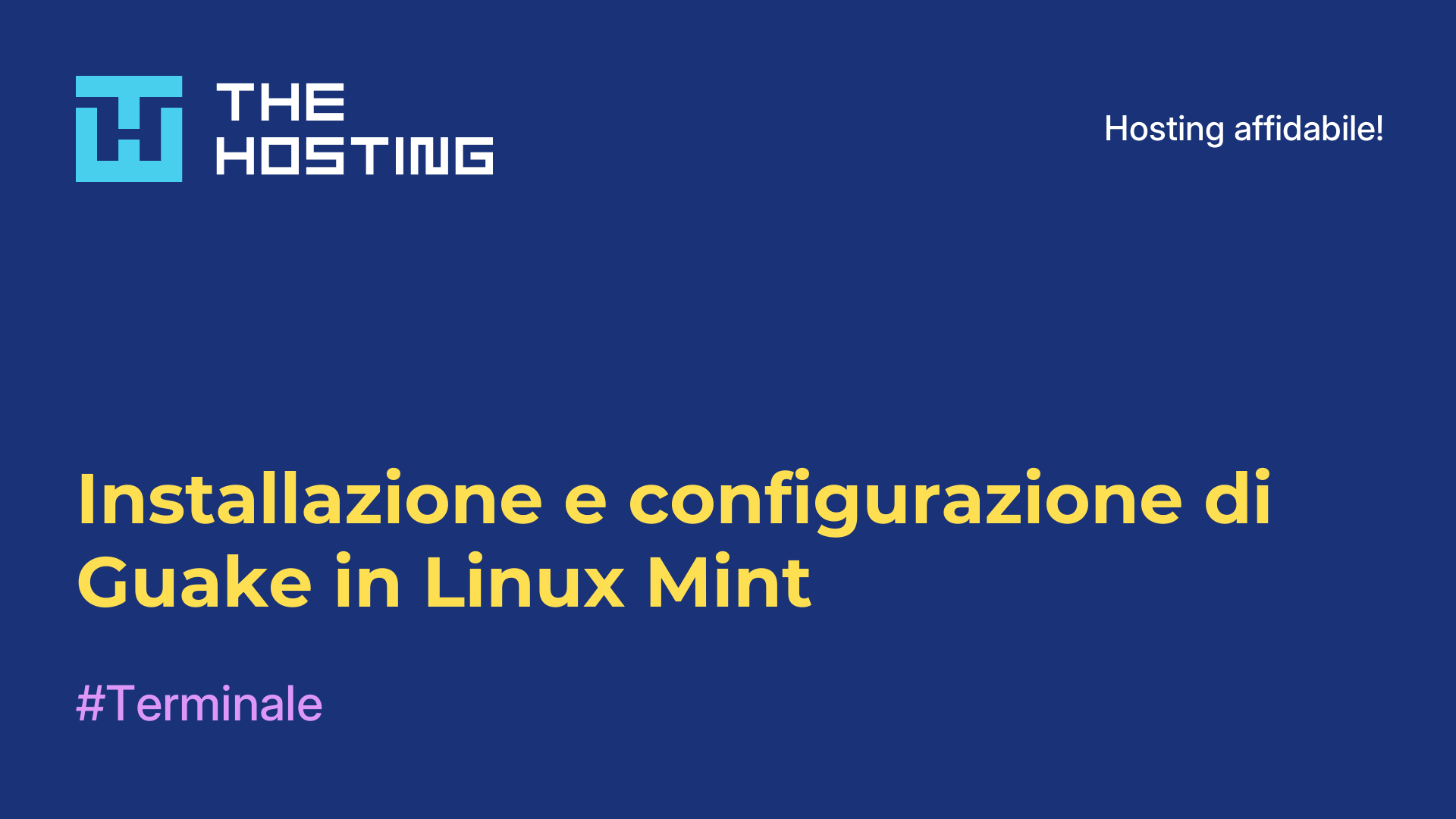 Installazione e configurazione di Guake in Linux Mint