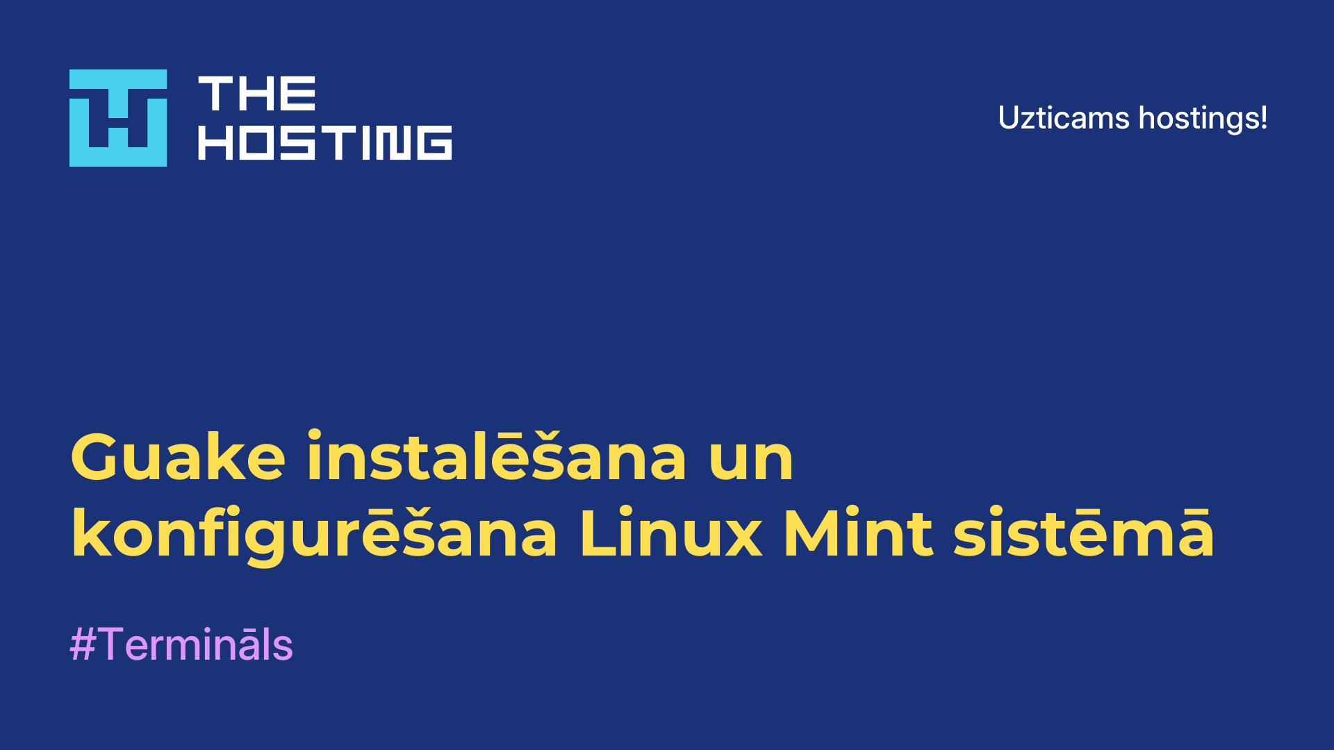 Guake instalēšana un konfigurēšana Linux Mint sistēmā