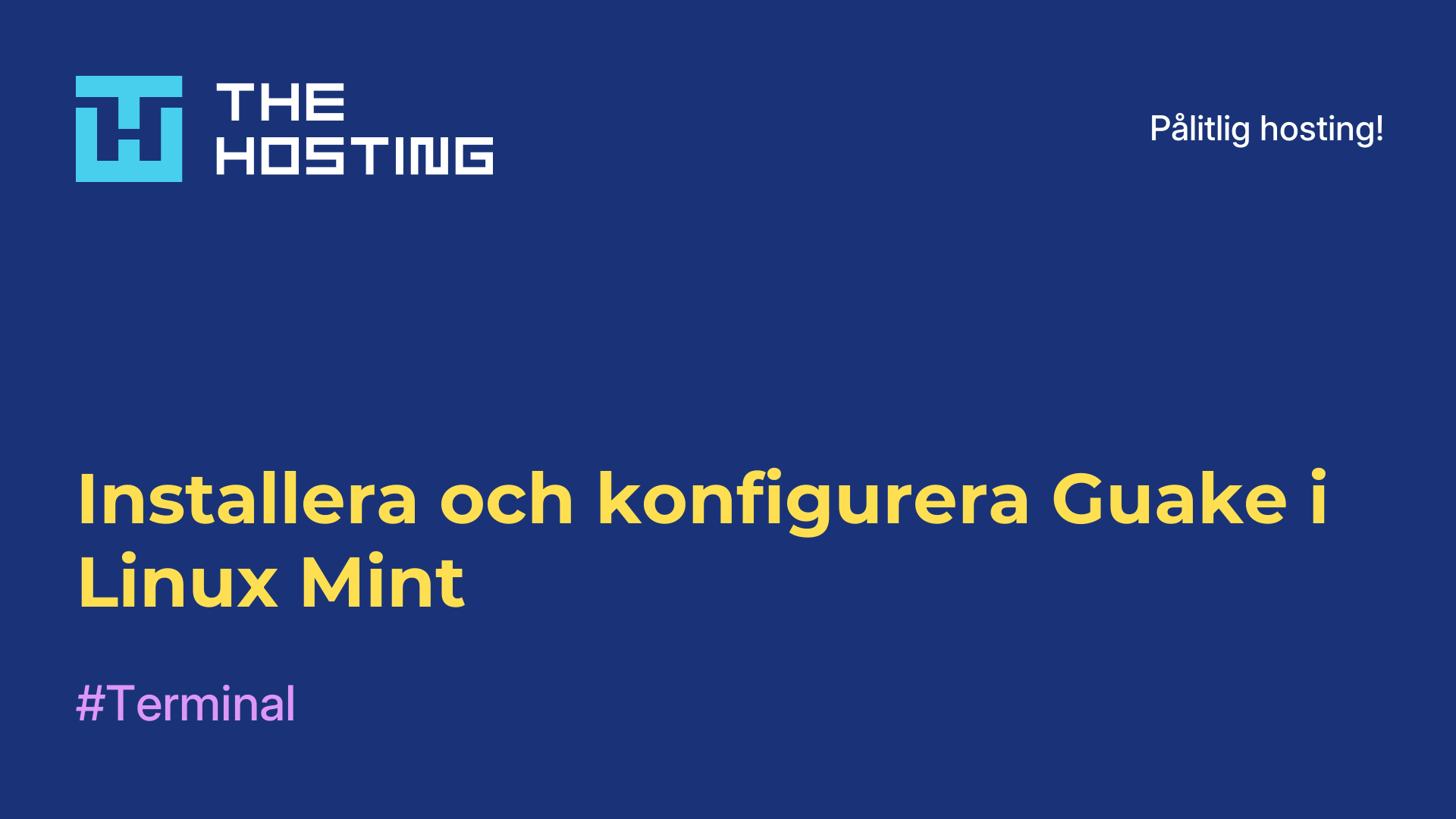 Installera och konfigurera Guake i Linux Mint