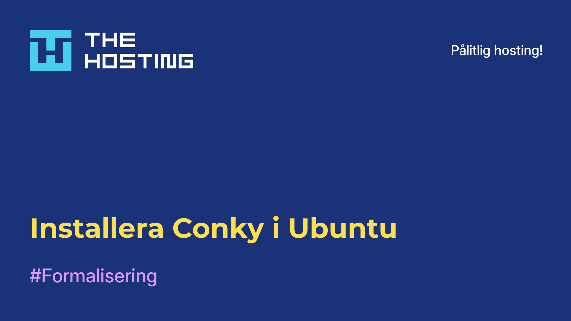 Installera Conky i Ubuntu