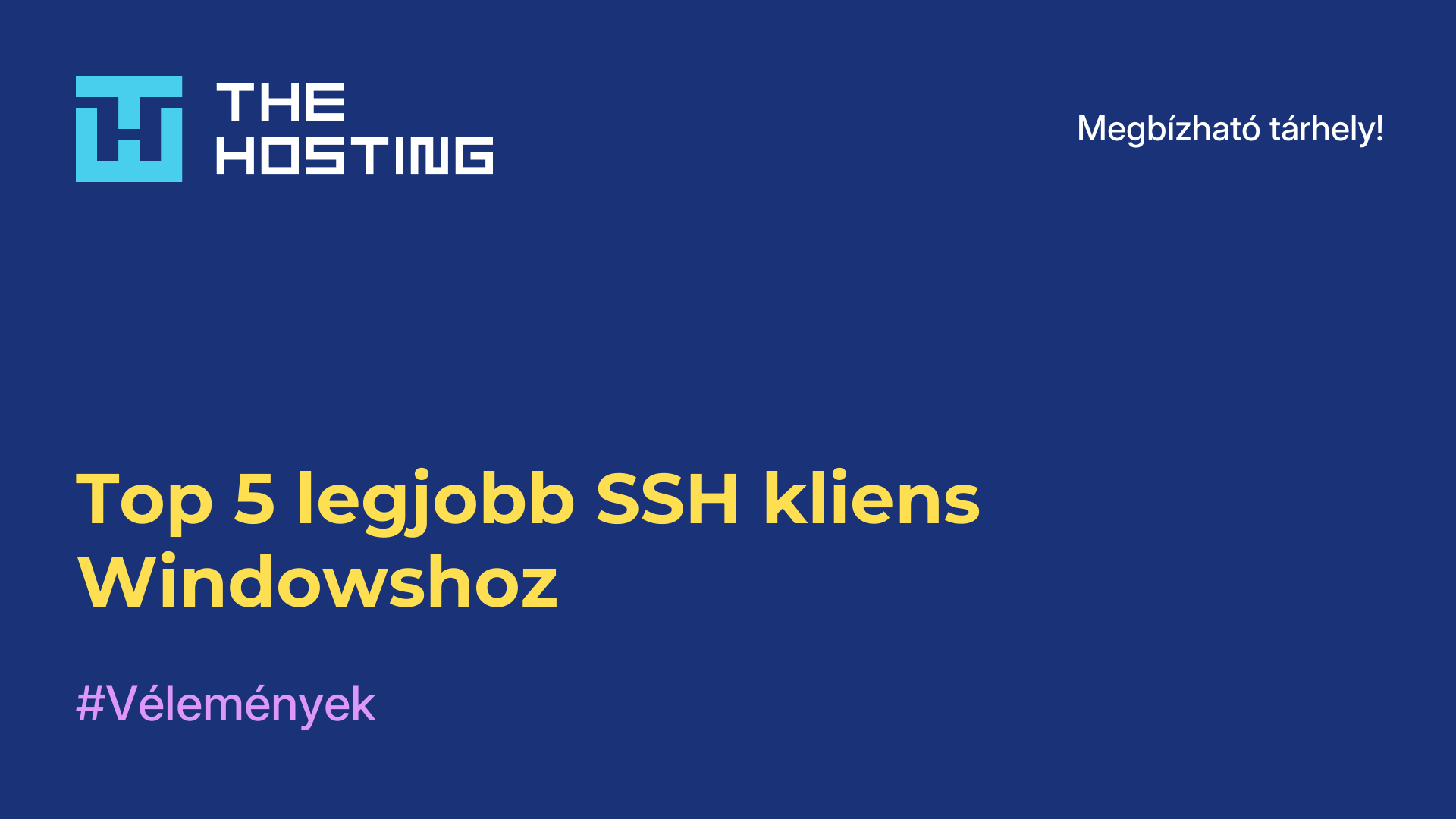 Top 5 legjobb SSH kliens Windowshoz