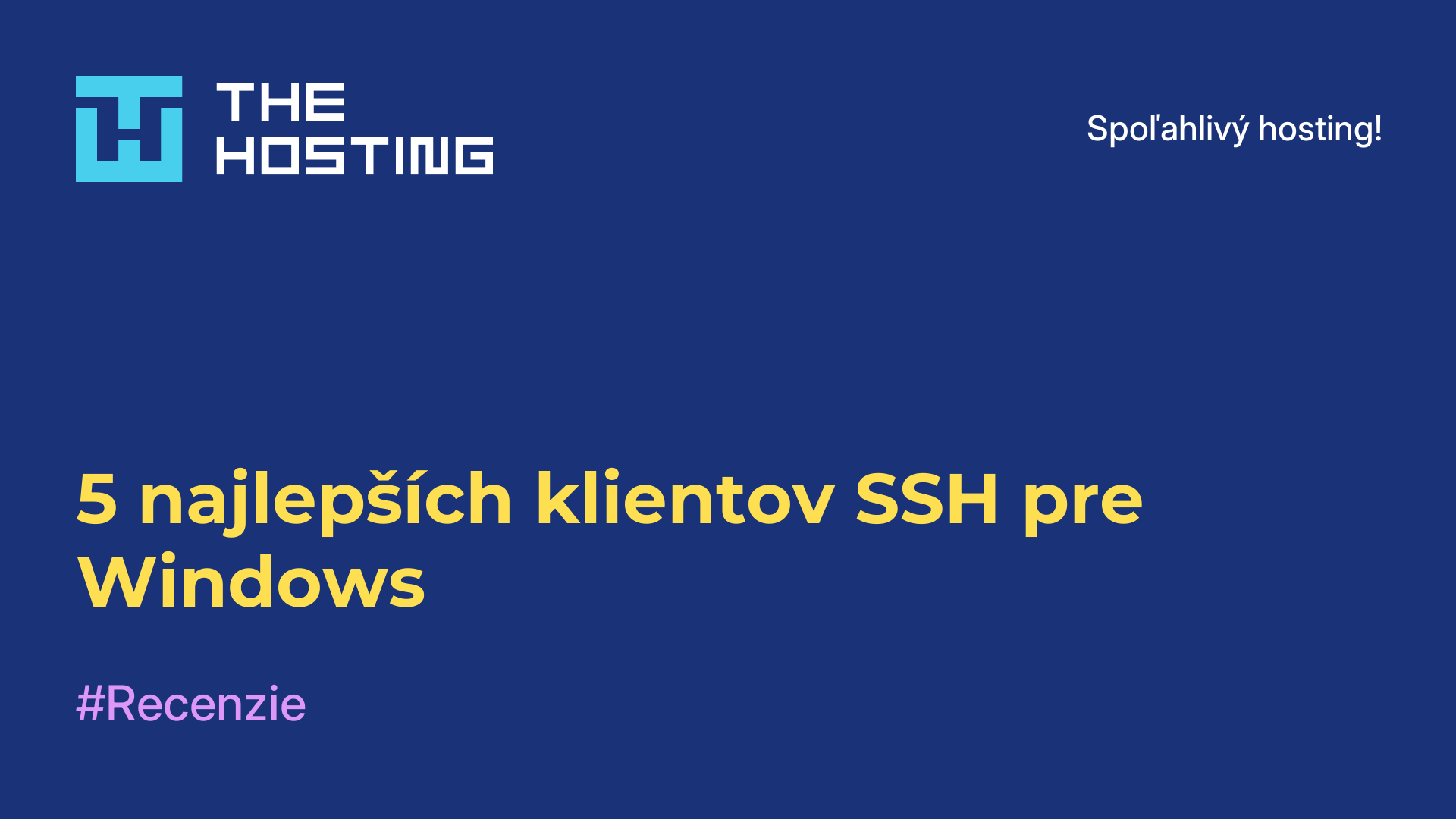 5 najlepších klientov SSH pre Windows