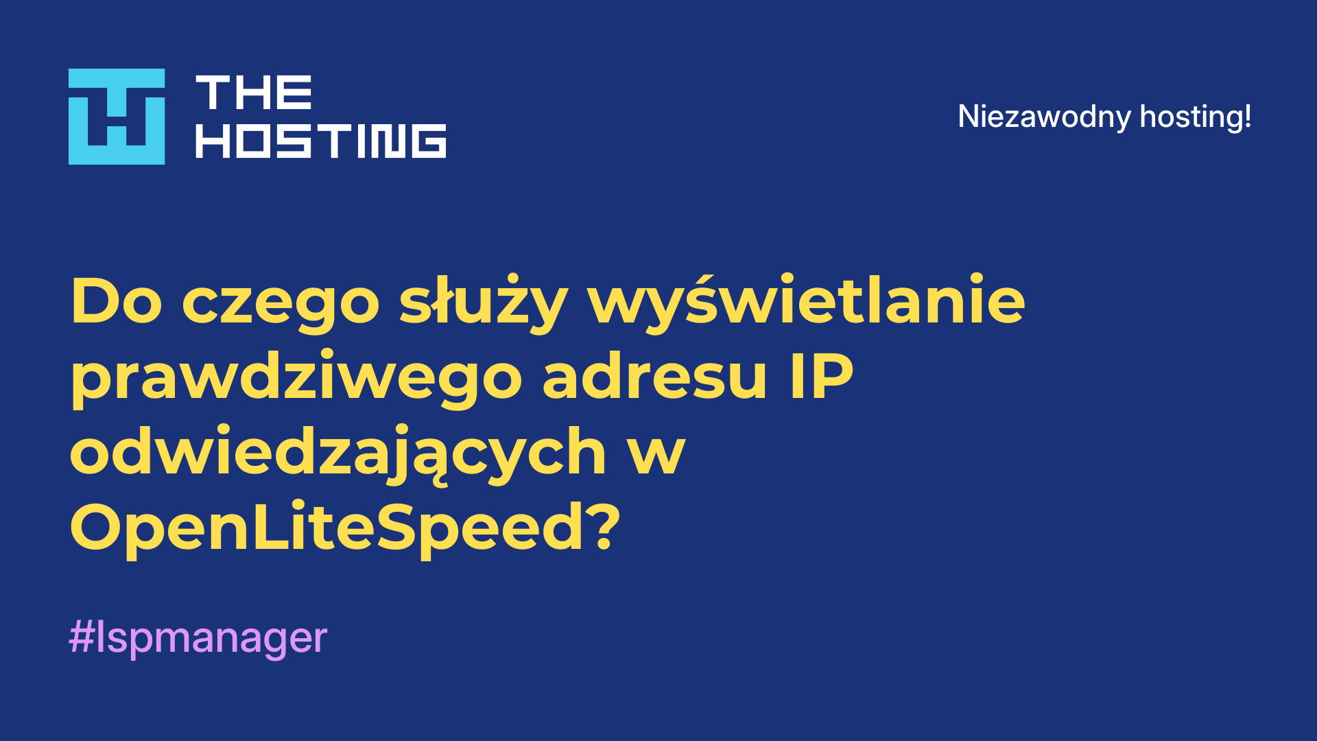 Do czego służy wyświetlanie prawdziwego adresu IP odwiedzających w OpenLiteSpeed?