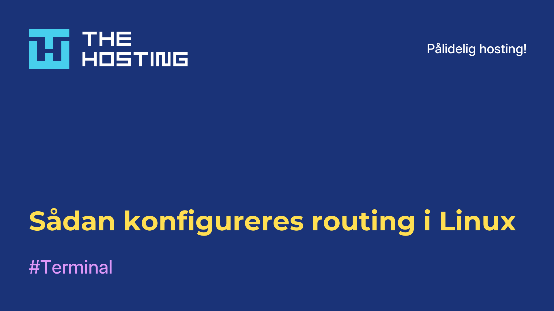 Sådan konfigureres routing i Linux