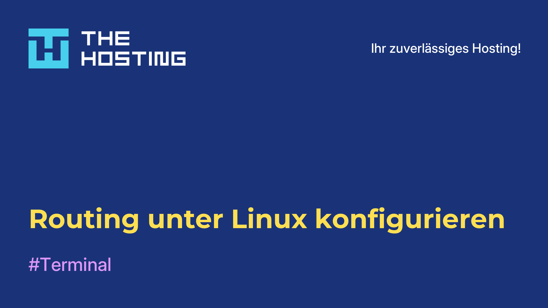 Routing unter Linux konfigurieren
